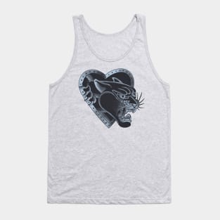 Love Panther - Biker Tattoo Tank Top